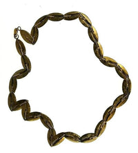 Load image into Gallery viewer, Halskette Silber 925 vergoldet Blätter gold 25cm - chic - net.de
