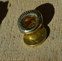 Load image into Gallery viewer, Ohrgewicht Brass 6mm Piercing Clicker Nieten Creole
