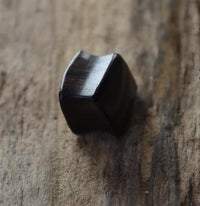 Cargar imagen en el visor de la galería, Flesh Plug Holz Raute Karo dunkel double flared
