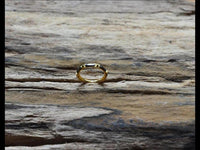 Load image into Gallery viewer, Klapp Segment Ring Piercing rechteckig Kristall schwarz - chic - net.de
