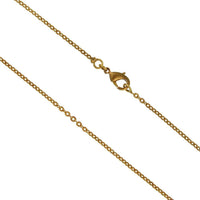 Cargar imagen en el visor de la galería, Messing Anhänger grüner Onyx Kreise Zopf Stein golden Kette nickelfrei antik Schmuck Tribal Brass - chic - net.de
