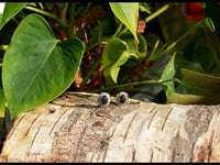 Cargar imagen en el visor de la galería, Messing Brass Armreif golden oval Seilmuster Onyx nickelfrei verstellbar antik Tribal Schmuck - chic - net.de
