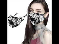 Load image into Gallery viewer, Mund Nasen Schutz Bedeckung Glitzer Maske waschbar - chic - net.de
