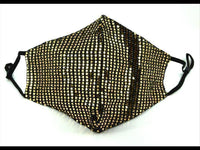 Load image into Gallery viewer, Mund Nasen Schutz Bedeckung Glitzer Maske waschbar - chic - net.de
