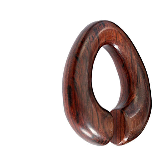 Narraholz 14mm Piercing Hoop Creole Ei Form Dehner 70mm - chic - net.de