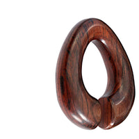 Load image into Gallery viewer, Narraholz 14mm Piercing Hoop Creole Ei Form Dehner 70mm - chic - net.de
