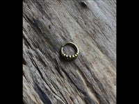 Cargar imagen en el visor de la galería, Nasen Ring Piercing Brass antik gold spiralig Nostril - chic - net.de
