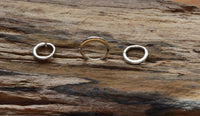 Load image into Gallery viewer, Nasenring Septum Ohr Piercing Ring 925 Silber Sichel - chic - net.de

