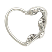 Load image into Gallery viewer, Nasenring Septum Piercing Edelstahl Herz Schlange - chic - net.de
