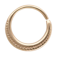 Load image into Gallery viewer, Nasenring Septum Piercing Edelstahl Pünktchen Sichel - chic - net.de
