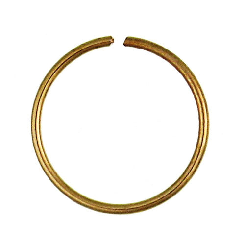 Nostril Piercing Nasenringe Ring golden 925 Sterlingsilber vergoldet filigran - chic - net.de
