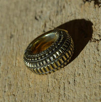 Cargar imagen en el visor de la galería, Ohrgewicht Brass 6mm Piercing Clicker Nieten Creole - chic - net.de
