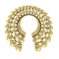 Load image into Gallery viewer, Ohrgewicht Brass Piercing 14mm Kreise Schlüsselloch - chic - net.de
