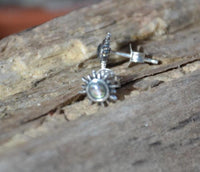 Load image into Gallery viewer, Ohrstecker 925 Sterling Silber Abalone E - Coat Sonne - chic - net.de
