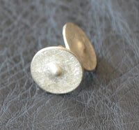 Load image into Gallery viewer, Ohrstecker 925 Sterling Silber Knopf rund gebürstet - chic - net.de
