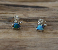 Load image into Gallery viewer, Ohrstecker 925 Sterling Silber Schildkröte Opal E - Coat - chic - net.de
