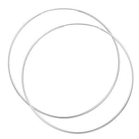 Load image into Gallery viewer, Silberohrringe Creolen 925 Sterling Silber Ohrringe Schmuck dünn
