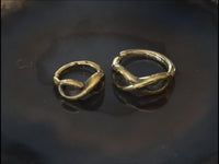 Load image into Gallery viewer, Universal Piercing Ring Messing Unendlichkeit Nase Ohr
