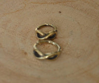 Load image into Gallery viewer, Universal Piercing Ring Messing Unendlichkeit Nase Ohr
