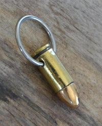 Load image into Gallery viewer, Piercing Klemmkugel Ring Brass Kupfer Edelstahl Bullet
