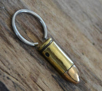 Load image into Gallery viewer, Piercing Klemmkugel Ring Brass Kupfer Edelstahl Bullet
