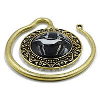 Load image into Gallery viewer, Piercing Ohrgewicht Brass Stern Stein marmoriert 4,8mm - chic - net.de
