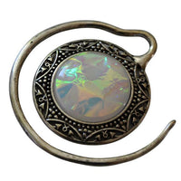 Load image into Gallery viewer, Piercing Ohrgewicht Edelstahl Stern Stein 3mm Spirale - chic - net.de
