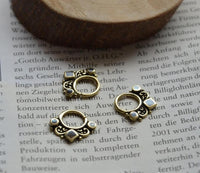 Load image into Gallery viewer, Piercing Ring Brass Kreise Raute Septum Ohrring - chic - net.de
