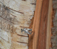 Load image into Gallery viewer, Ring Filigran Delphin Schnörkel 925er Sterling Silber - chic - net.de
