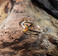 Load image into Gallery viewer, Ring Silber 925 vergoldet Perle Blume 1mm gebürstet - chic - net.de
