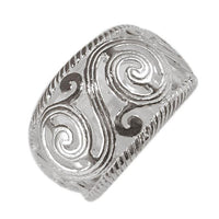 Load image into Gallery viewer, Silberring Bali Spiral Muster Ring 925er Sterling Silber Damen Designer Schmuck Ringe - chic - net.de
