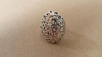 Load image into Gallery viewer, Silberring filigran Blumen Ornamente breit Ring 925er Sterling Silber Damen Schmuck Ringe - chic - net.de
