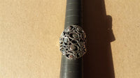 Load image into Gallery viewer, Silberring filigran Kreise Punkte Ring 925er Sterling Silber Damen Schmuck Ringe - chic - net.de

