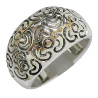 Load image into Gallery viewer, Silberring Hörnchen Kreise Muster Ring 925er Sterling Silber Damen Designer Schmuck - chic - net.de

