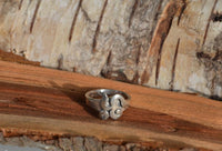 Load image into Gallery viewer, Silberring Om Zeichen Yoga Ringe 925er Sterlingsilber - chic - net.de
