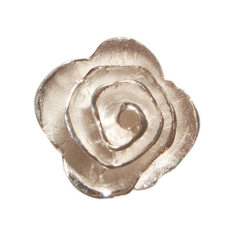 Silberring weiß oxidiert Glitzer Rose Ringe Damen - chic - net.de