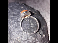 Load image into Gallery viewer, Silberringe Karneol Seil Bögen Kugeln oval 925 - chic - net.de
