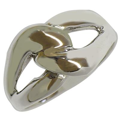 Silberringe zwei Schleifen verschlungen Ring 925er Sterling Silber Unisex Schmuck - chic - net.de