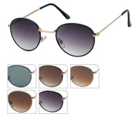 Load image into Gallery viewer, Sonnenbrille kleine Gläser John Lennon Hippie Brille Metall bunt getönt 400 UV unisex - chic - net.de

