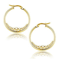 Load image into Gallery viewer, Strahlende Creolen - Handgefertigte Damenohrringe in gold und silber - chic - net.de
