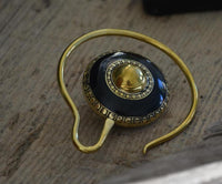 Cargar imagen en el visor de la galería, Tribal - Ohrgewicht Messing Harzeinlage Ohrgewicht 3mm - chic - net.de
