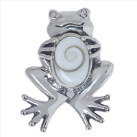Load image into Gallery viewer, Shivaauge Silberanhänger Frosch Anhänger 925er Sterling Silber Shiva Auge Eye Damen Schmuck
