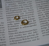 Load image into Gallery viewer, Universal Piercing Ring Messing gold Punkte - chic - net.de
