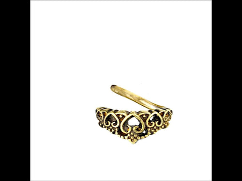 Universal Piercing Ring Messing Herz Diadem Nase Ohr - chic - net.de