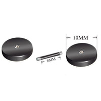 Load image into Gallery viewer, Fake Piercing Ohrring Edelstahl rosa Blüte schwarz silber
