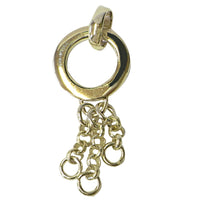 Load image into Gallery viewer, Silberanhänger Ringform drei Kettchen Anhänger aus Sterling Silber 925er Unisex Kette
