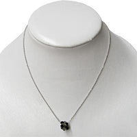 Load image into Gallery viewer, Kette, weißer Stern-Anhänger, 12mmØ, verstellbare Edelstahlkette
