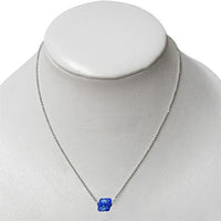 Load image into Gallery viewer, Kette, blauer Stern-Anhänger, 12mmØ, verstellbare Edelstahlkette
