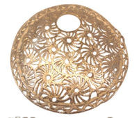 Cargar imagen en el visor de la galería, Silberanhänger Filigran Muster Rund Anhänger Sterling Silber 925er Unisex Schmuck
