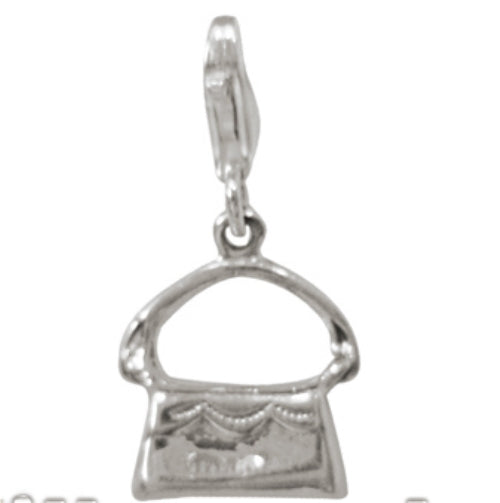 Silberanhänger Handtasche Charm Anhänger 925er Sterling Silber Damen Schmuck
